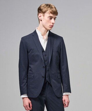 JOSEPH HOMME 新色【セットアップ対応】クールドッツストレッチ ジャケット ネイビー系