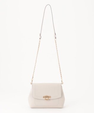 ANY SIS 【2WAY】ラインステッチチェーンショルダー バッグ ライトグレー