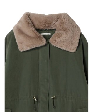 Green Parks ・ＥＬＥＮＣＡＲＥ　ＤＵＥ　中綿モッズロングコート Khaki