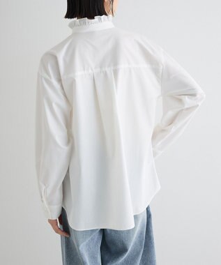 Green Parks フリルブラウス Off White
