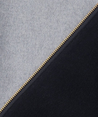 ANY SIS 【2WAY】ショートリバーシブル コート ネイビー×ブルーグレー