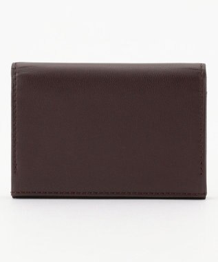 J.PRESS MEN 【MORPHO×J.PRESS】シープゴート 名刺入れ(ササマチ) ダークブラウン系