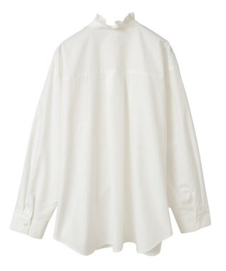 Green Parks フリルブラウス Off White