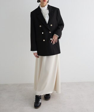 Green Parks フリルブラウス Off White