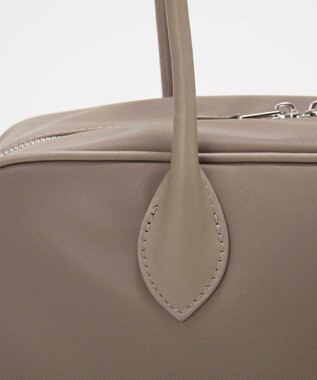 TOPKAPI 【Breath TOPKAPI】PRIM プリム ナイロン ロングハンドル ミニ ボストン トートバッグ チャーム付き グレージュ