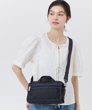 LeSportsac MINI DUFFEL CROSSBODY/ディープシーブルー