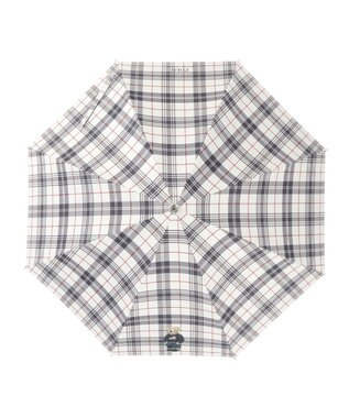 MOONBAT POLO RALPH LAUREN 晴雨兼用 長傘 チェック×ベア 日傘 一級遮光 遮熱 UV オフホワイト