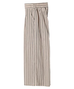 Green Parks ・ＥＬＥＮＣＡＲＥ　ＤＵＥ　ストライプワイドパンツ Beige