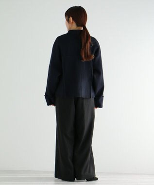 CRAFT STANDARD BOUTIQUE ライトニットジャケット Navy