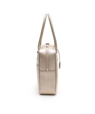 A.D.M.J. 【牛革】アノニマス/A4サイズ対応クリスタルビー付ボストン34cm ゴールド