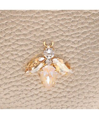 A.D.M.J. 【牛革】アノニマス/A4サイズ対応クリスタルビー付ボストン34cm ゴールド