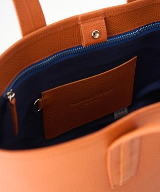 MIYABIYA セカンドエフォート シュリンクレザートートバッグ オレンジ