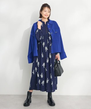 CRAFT STANDARD BOUTIQUE ライトニットジャケット Blue