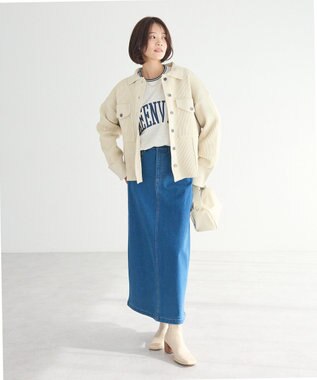 CRAFT STANDARD BOUTIQUE ライトニットジャケット Ivory