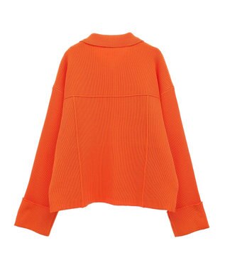CRAFT STANDARD BOUTIQUE ライトニットジャケット Orange