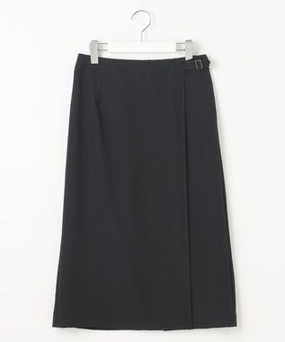 J.PRESS LADIES 【洗える】RELAXIONツイル スカート ブラック系