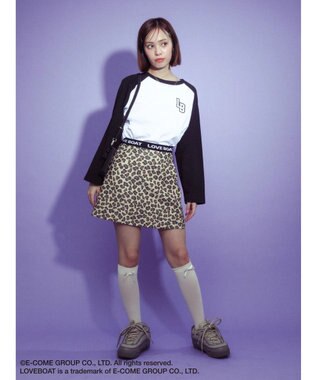 Green Parks ■別注　ＬＯＶＥ　ＢＯＡＴ　ミニスカート Leopard