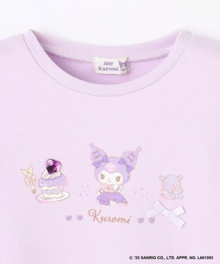 ANY KIDS 【マイメロディ＆クロミ×ANY KIDS】長袖Tシャツ ラベンダー×クロミ