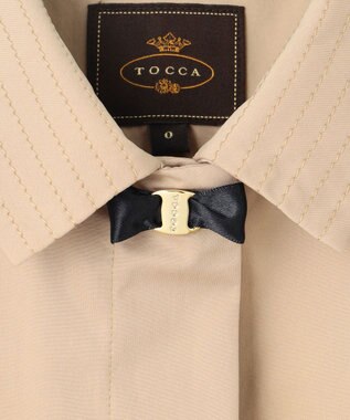 TOCCA 【洗える】TORCH 襟付きコート ベージュ系