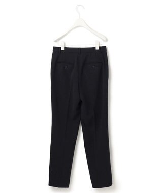 23区 トリアセダブルジョーゼット パンツ ブラック系