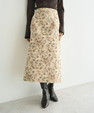 YECCA VECCA ジャガードナロースカート