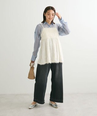 Green Parks デニムバギーパンツ Black