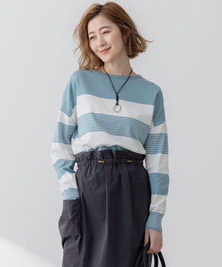 【洗える】コットンポリエステルストレッチ ショート ニット