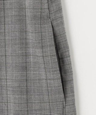 ANY 【2WAY・洗える】Vネック ジレワンピース グレンチェック