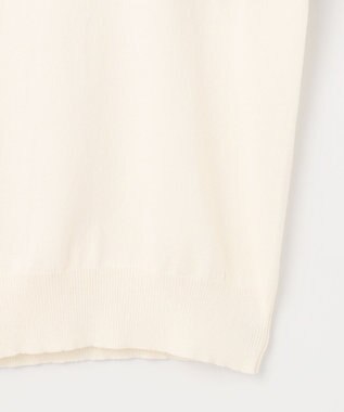 Feroux 【洗える】フリルスリーブハイネック プルオーバー ホワイト系1