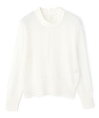 BEIGE， PYRRHOT / シアーコンビ バックスリットプルオーバー Ecru
