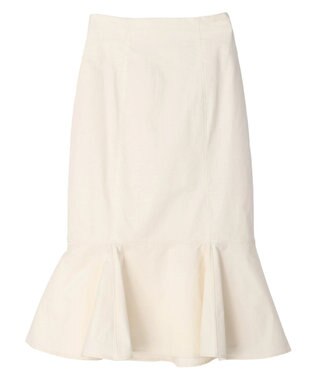 earth music&ecology 切り替えマーメイドスカート Ivory