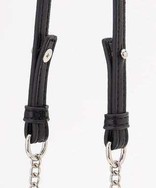 J.PRESS LADIES キルティング スマホポシェット ブラック系