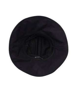 MOONBAT 【遮光100％/遮熱/UV】HIROKO KOSHINO(ヒロコ コシノ)遮光 ビッグリボンハット 帽子 広つば ゆったりMサイズ 手洗い可能/サイズ調整可能/日本製 ディープブルー