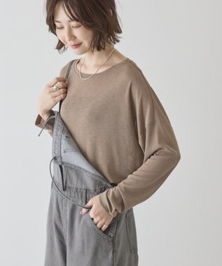 AMERICAN HOLIC シアーカラープルオーバー Mocha