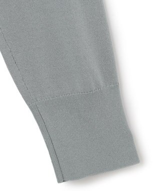 ICB 【WEB限定カラーあり・洗える】シンセティックハイゲージ  ロングカーディガン ジェイドグレー系