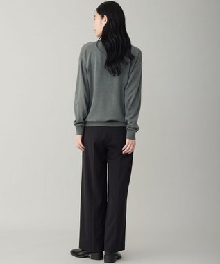 UNFILO MENS 【男女兼用】ソフトサーモ アンチピリングニット ポロ チャコール