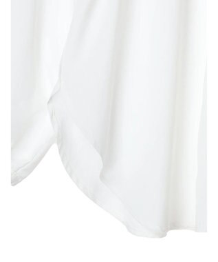 earth music&ecology ＳＥＴ２点ニットビスチェ＋ノーカラーシャツ Off White