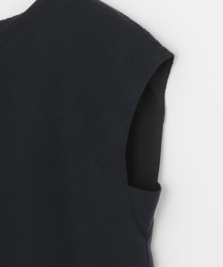 ANY フレンチスリーブブラウス×パンツ セットアップ ネイビー系