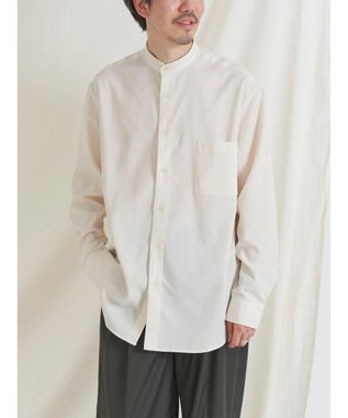 CRAFT STANDARD BOUTIQUE Ｔ／Ｒバンドカラーシャツ Ivory