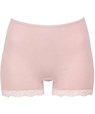 Wing ショーツ ボーイレングス 綿混(身生地部) 保温性(身生地部) おなかまわりすっぽり 温活 【カナウ 温活ショーツ】 はきこみ丈ふかめ 秋 冬 EC7200 ウイング／ワコール ピンク