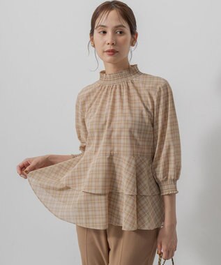 組曲 ライトトロピカルティアード ブラウス