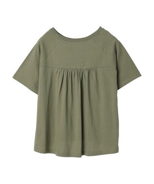 Green Parks 前ゴムドッキングカットプルオーバー Light Khaki