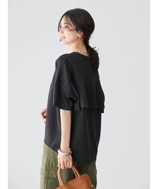 AMERICAN HOLIC 接触冷感バックフレアポンチプルオーバー Black