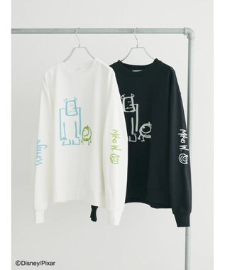 Green Parks モンスターズ・インク／裏毛プルオーバー White