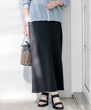 23区 【先行予約】ダブルフェイスジャージー Iラインスカート