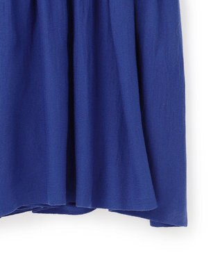 UNFILO ティアード ニットワンピース ブルー