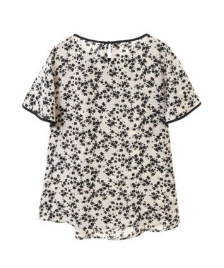 Green Parks アソートバタフライスリーブブラウス Flower