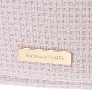 Maison de FLEUR 2WayフリルトートSバッグ Pink