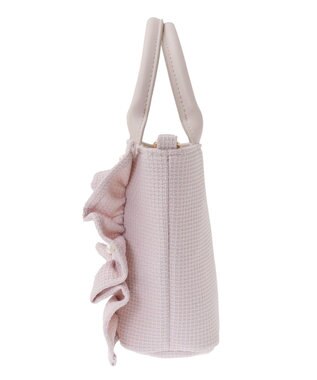 Maison de FLEUR 2WayフリルトートSバッグ Pink