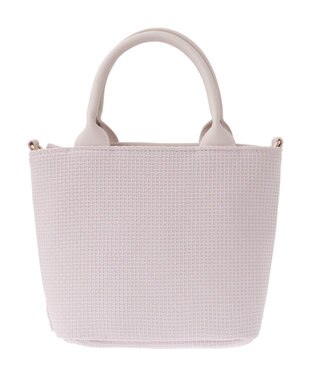 Maison de FLEUR 2WayフリルトートSバッグ Pink